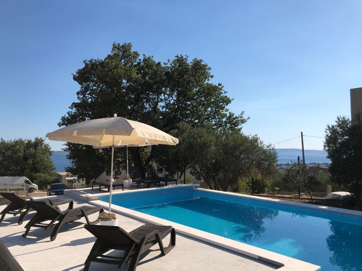 The View Split. Highlight With Roof-Top-Terrace And Pool Kaštela Exteriör bild