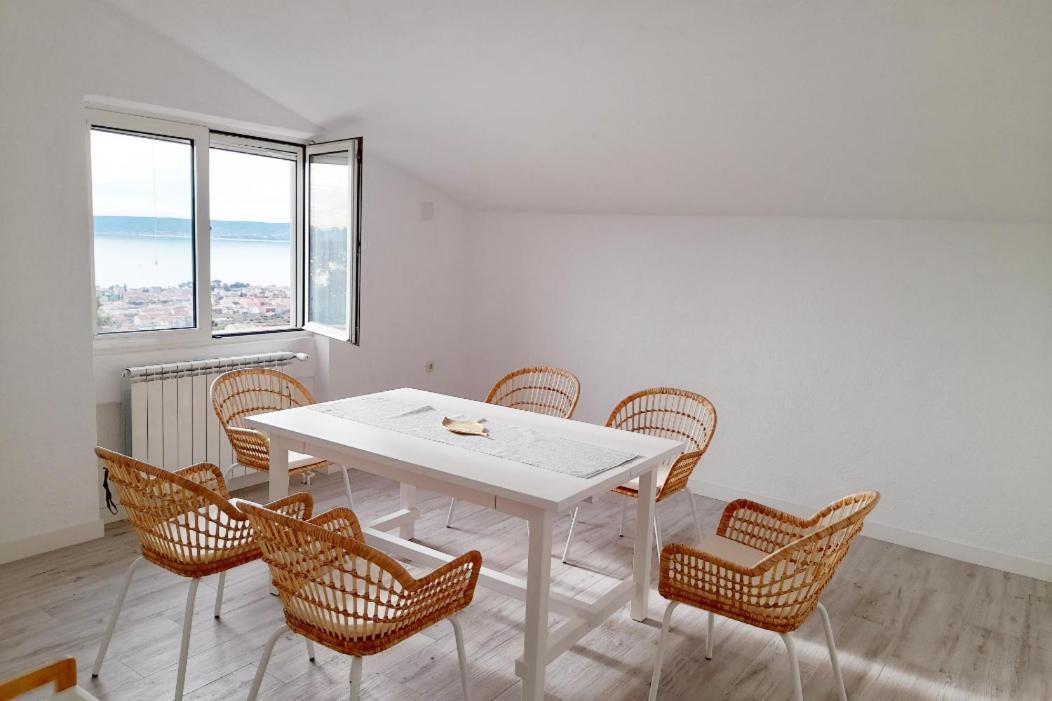 The View Split. Highlight With Roof-Top-Terrace And Pool Kaštela Exteriör bild