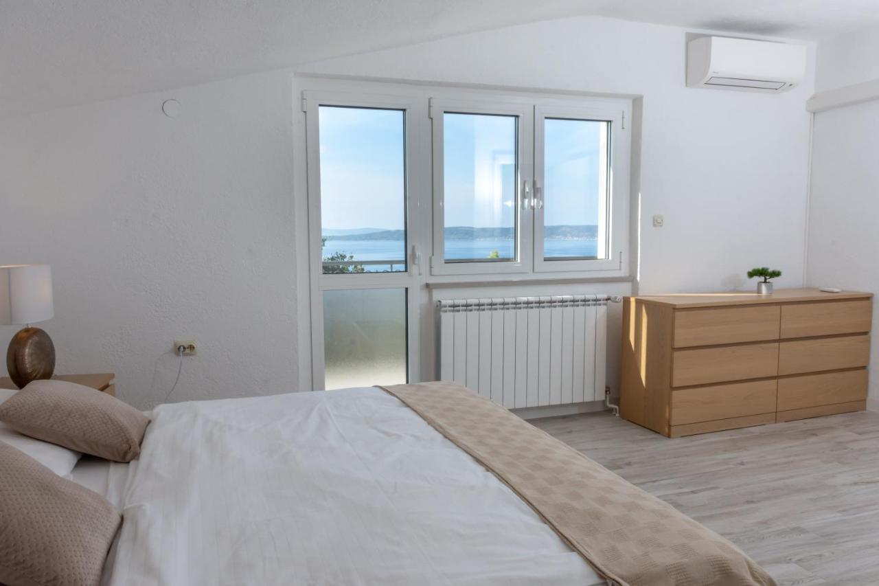 The View Split. Highlight With Roof-Top-Terrace And Pool Kaštela Exteriör bild